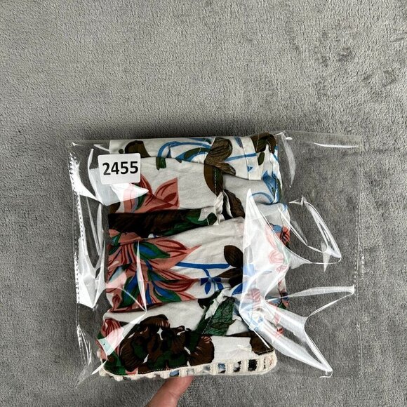 Umgee Womens Size S Swing Strappy Floral Tank Top Sleeveless Chiffon Small - Picture 8 of 8